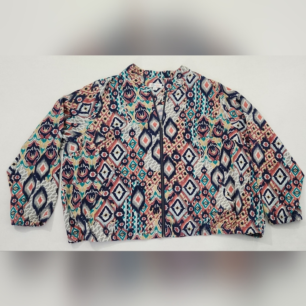 Colorful Geometric Women's Jacket